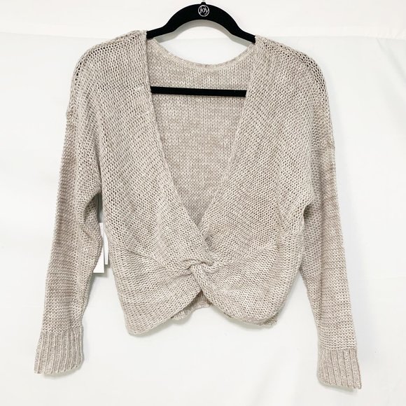 Abound Nordstrom Rack Cropped Sweater V Neck - Picture 1 of 8